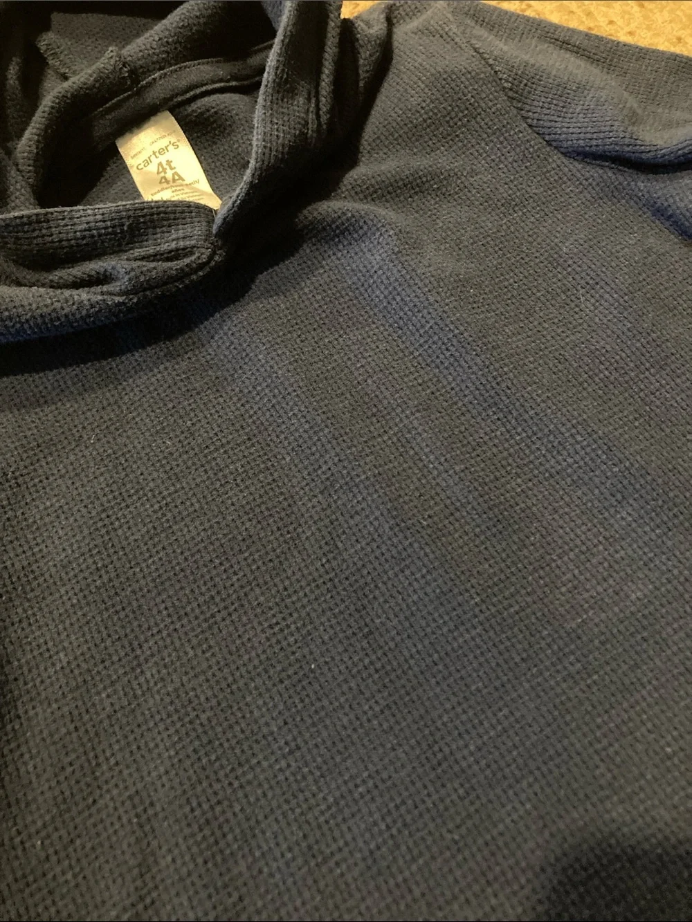 Carter's Navy Hoodie with Light Gray Joggers